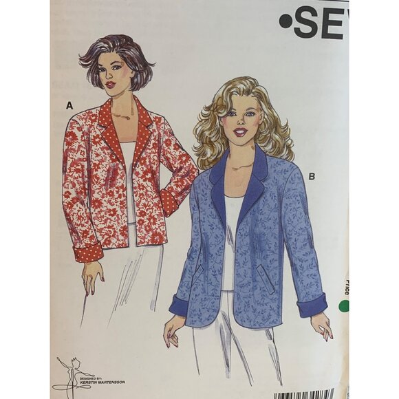 Kwik Sew Misses Jacket Sewing Pattern sz Xs S M L XL 3428 - uncut - Picture 3 of 7